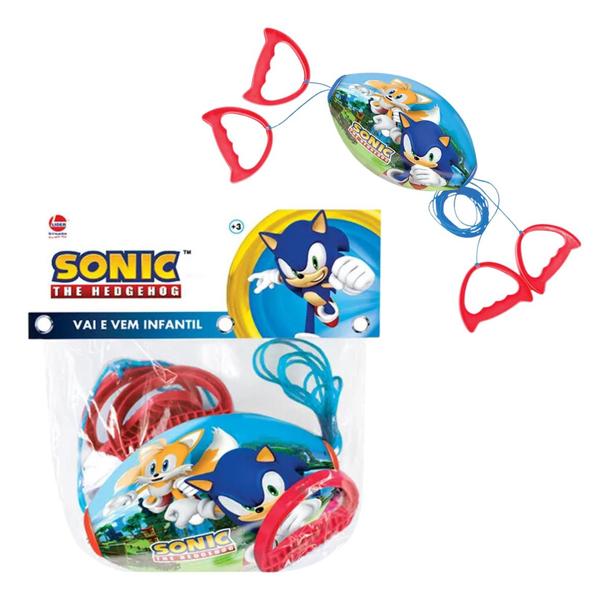 Jogo Sonic Brinquedo Vai E Vem Infantil Nostalgico Lider Imagem de Jogo Sonic Brinquedo Vai E Vem Infantil Nostalgico Lider