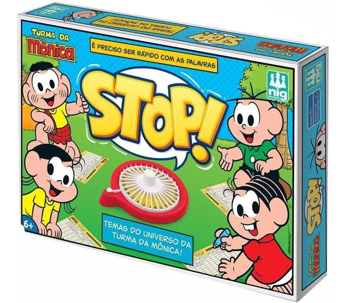 Imagem de Jogo Stop Temas Do Universo Turma Da Mônica  Nig Brinquedos