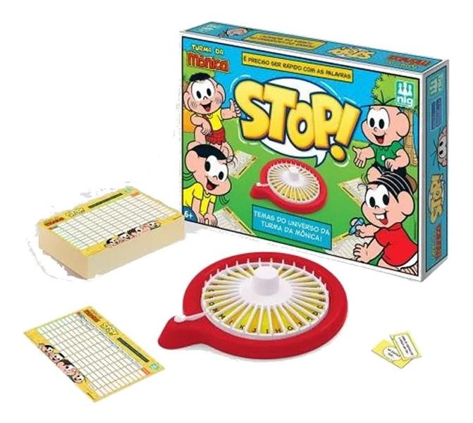 Imagem de Jogo Stop Temas Do Universo Turma Da Mônica  Nig Brinquedos