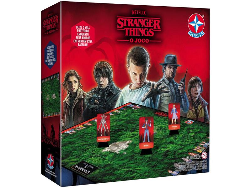 Jogo Stranger Things de Tabuleiro Estrela Imagem de Jogo Stranger Things de Tabuleiro Estrela