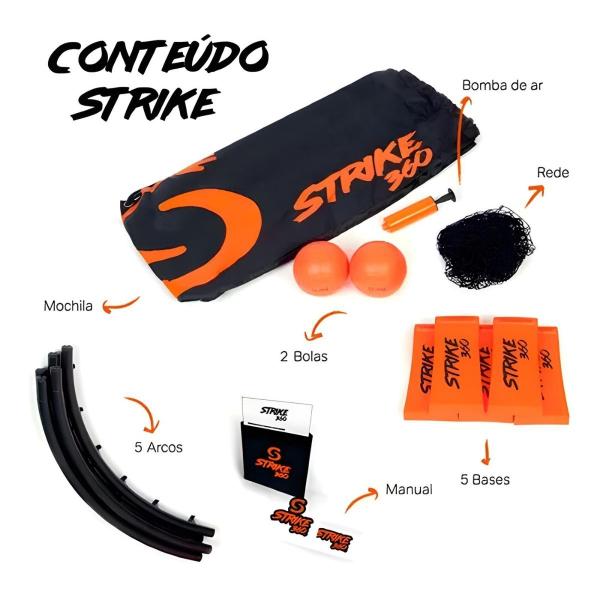 Imagem de Jogo Strike 360 Esporte De Praia Lazer Futmesa Futvolei