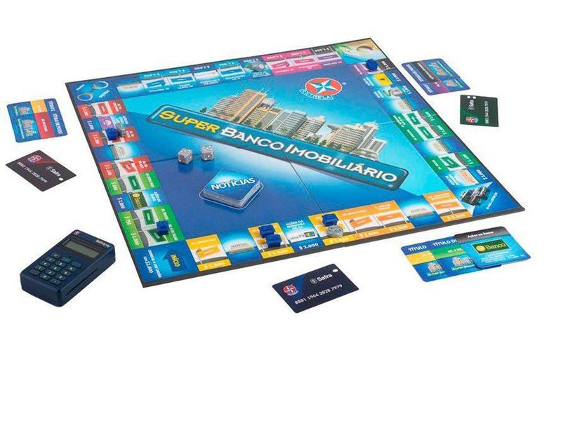 Jogo Super Banco Imobiliário Tabuleiro - Estrela Imagem de Jogo Super Banco Imobiliário Tabuleiro - Estrela