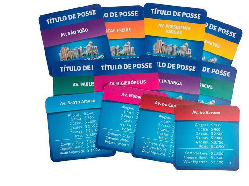 Jogo Super Banco Imobiliário Tabuleiro - Estrela Imagem de Jogo Super Banco Imobiliário Tabuleiro - Estrela