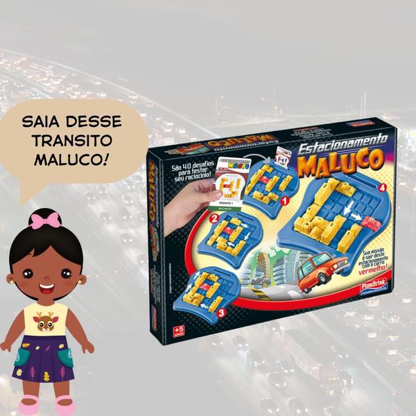 Imagem de Jogo Tabuleiro Desafio Educativo Estacionamento Maluco