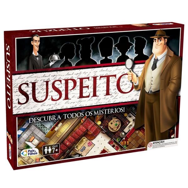 Jogo Tabuleiro Suspeito Parecido com Detetive + Quem é Você Parecido Cara a Cara - Pais e Filhos Imagem de Jogo Tabuleiro Suspeito Parecido com Detetive + Quem é Você Parecido Cara a Cara - Pais e Filhos