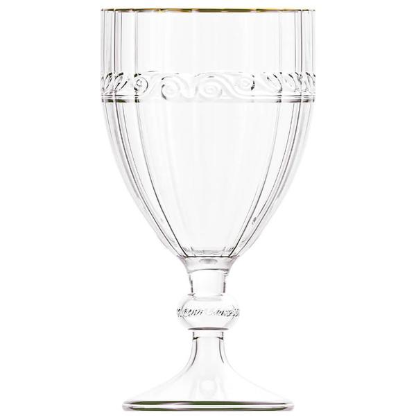 Imagem de Jogo Taças Cristal Transparente Fio Ouro Imperial 330Ml 6