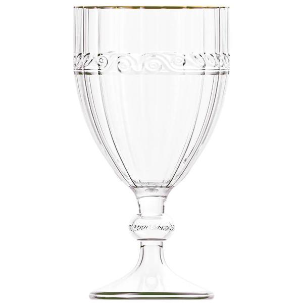 Imagem de Jogo Taças Cristal Transparente Fio Ouro Imperial 330Ml Lyor