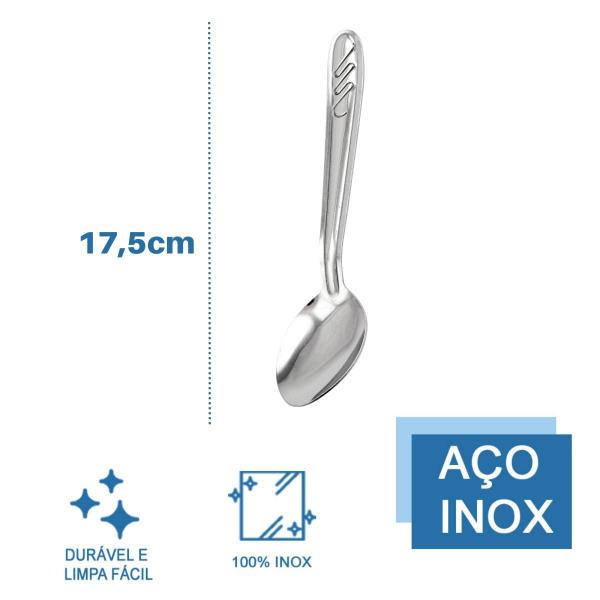 Imagem de Jogo Talheres De Mesa Aço Inox 36 Peças Garfo Faca Colher