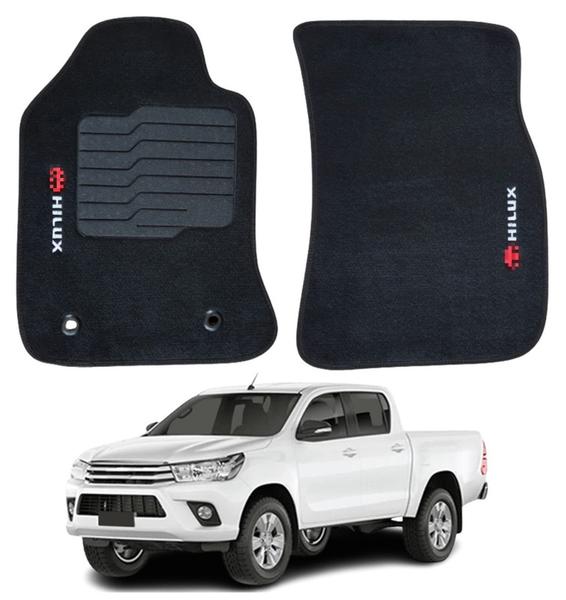 Imagem de Jogo Tapete Carpete Para Hilux CD 2012 2013 2014 2015