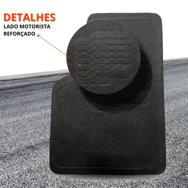 Jogo Tapete Palio 2008 2009 2010 2011 Borracha com Logo - FIAT Imagem de Jogo Tapete Palio 2008 2009 2010 2011 Borracha com Logo
