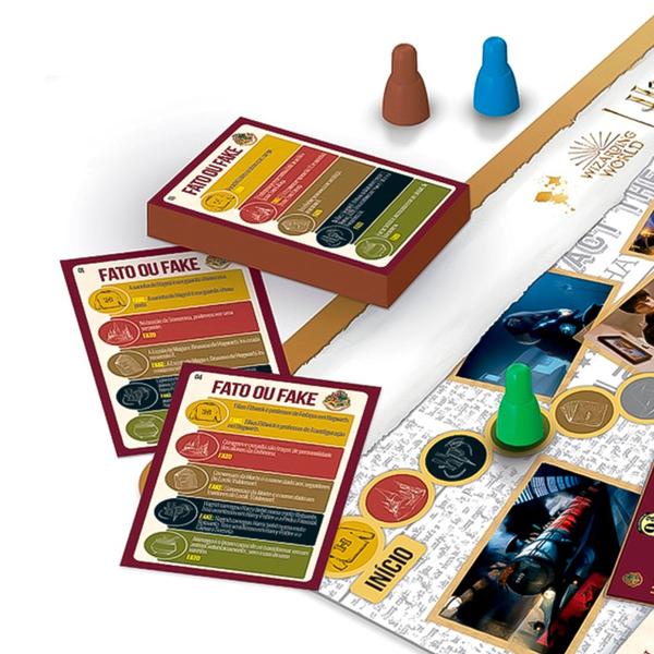 Jogo Temático Harry Potter Fato Ou Fake 0592 Nig Brinquedos Tabuleiro Divertido Para Fãs Imagem de Jogo Temático Harry Potter Fato Ou Fake 0592 Nig Brinquedos Tabuleiro Divertido Para Fãs