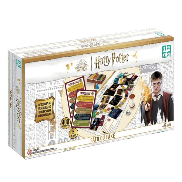 Jogo Temático Harry Potter Fato Ou Fake 0592 Nig Brinquedos Tabuleiro Divertido Para Fãs Imagem de Jogo Temático Harry Potter Fato Ou Fake 0592 Nig Brinquedos Tabuleiro Divertido Para Fãs
