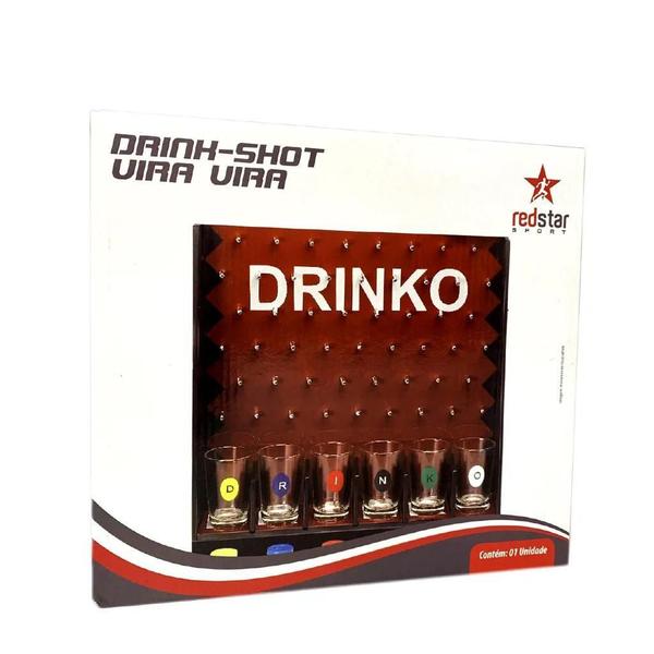 Jogo The Wall Drinko 6 Copos Cristal Luxo Vira Vira Bebidas - Sweet Home Imagem de Jogo The Wall Drinko 6 Copos Cristal Luxo Vira Vira Bebidas