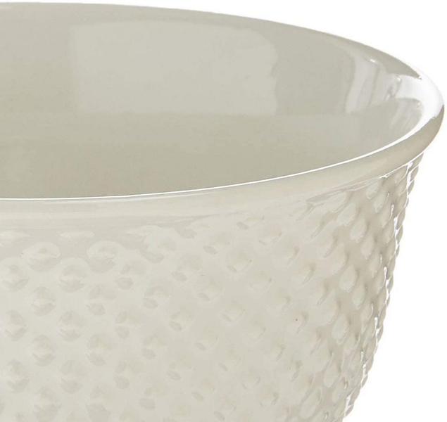 Imagem de Jogo Tigela Bowl Porcelana New Bone Dots Branco 380ml 4pç