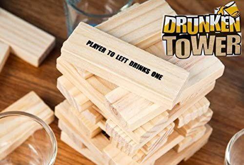 Imagem de Jogo Torre de Equilíbrio Drinking Tower + 4 Copos Shot Drink