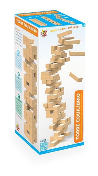 Jogo Torre De Equilibrio Jenga - Junges 54 Peças Imagem de Jogo Torre De Equilibrio Jenga - Junges 54 Peças