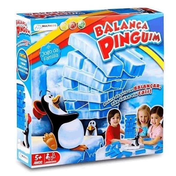 Imagem de Jogo Torre do Equilíbrio Balança Pinguim Multikids