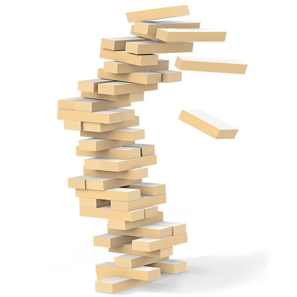 Imagem de Jogo Torre Equilíbrio Brinquedo Madeira Estilo Jenga Junges