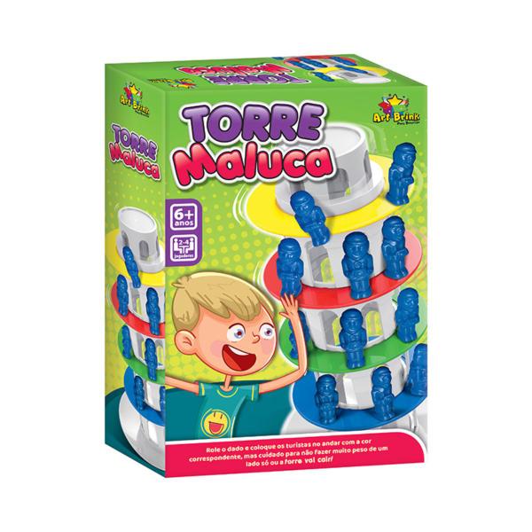 Imagem de Jogo Torre Maluca Pisa Tabuleiro Brinquedo Turista Equilíbrio