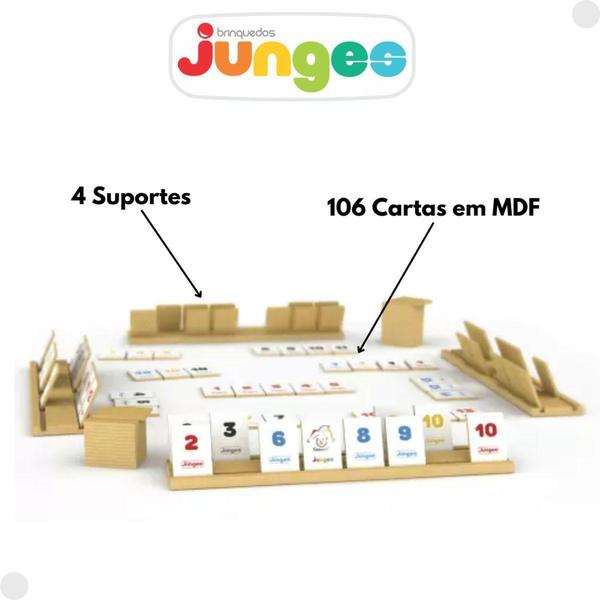 Imagem de Jogo Tradicional Rummi Game Madeira MDF 650 - Junges