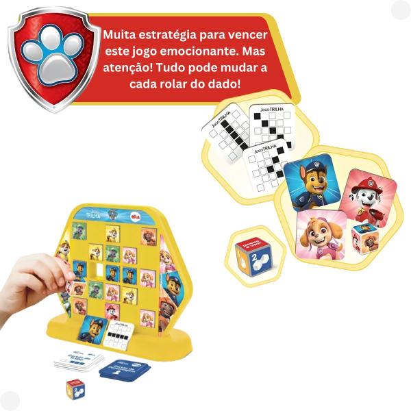 Imagem de Jogo Trilha Tabuleiro e Cartas Patrulha Canina 1287 - Elka