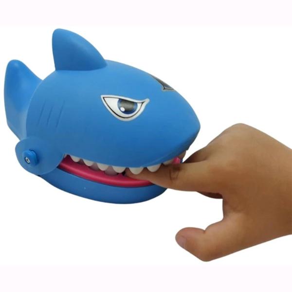 Imagem de Jogo Tubarão Morde Dedo Shark Attack Infantil Apertar Brinquedo