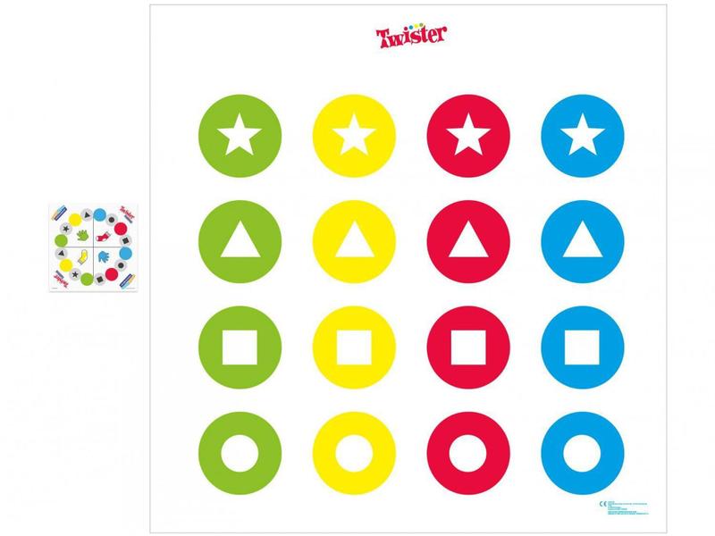 Imagem de Jogo Twister Formas Hasbro