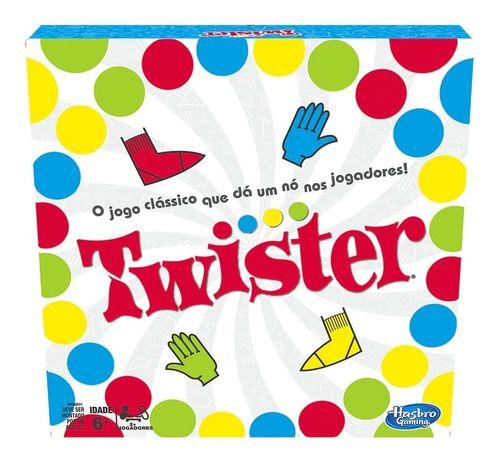 Jogo Twister Refresh Com Tapete Clássico Hasbro Amigos Game Imagem de Jogo Twister Refresh Com Tapete Clássico Hasbro Amigos Game