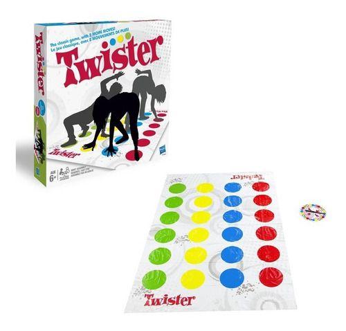 Jogo Twister Refresh Com Tapete Clássico Hasbro Amigos Game Imagem de Jogo Twister Refresh Com Tapete Clássico Hasbro Amigos Game