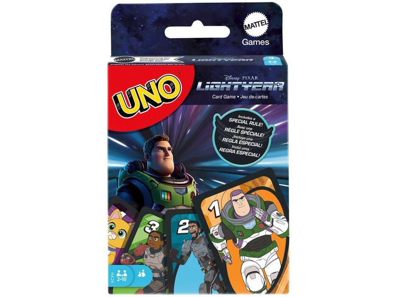 Imagem de Jogo Uno Lightyear Disney Pixar Mattel - 112 Cartas