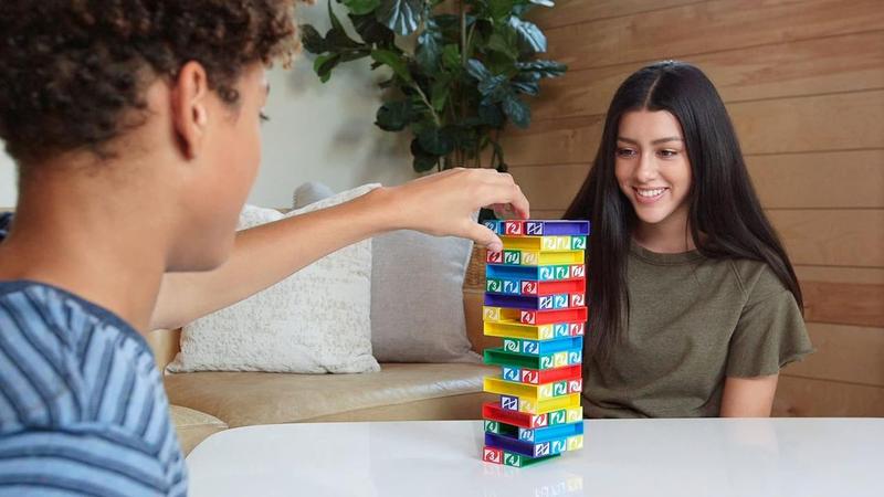 Imagem de Jogo Uno Stacko 45 Peças Diversão Em Família - Mattel