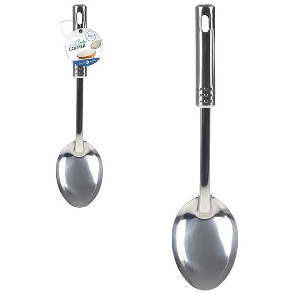 Imagem de Jogo Utensílios de Cozinha Aço Inox Kit 6 Peças Com Suporte