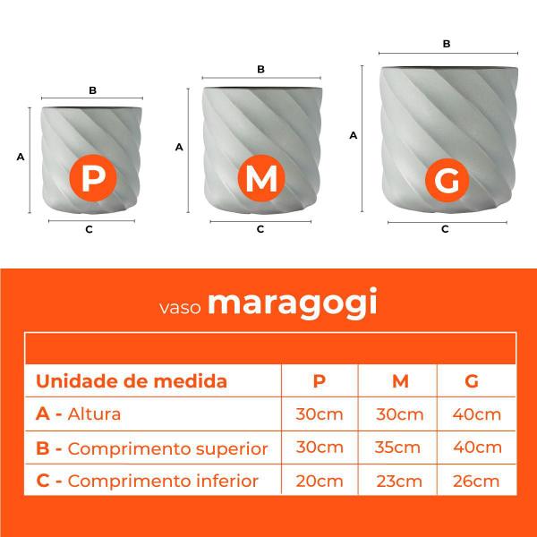 Imagem de Jogo Vasos 3 Tamanhos Maragogi Cinza Terrano