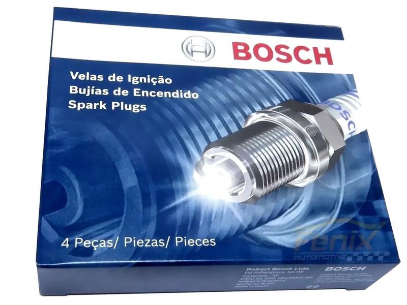 Imagem de Jogo Velas Bosch Fusca 1300 1500 1600 Rosca Curta Gas Sp11