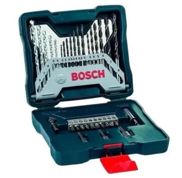 Imagem de Jogo X-line Bosch Furar E Parafusar, Brocas E Bits C/ 33 Pcs