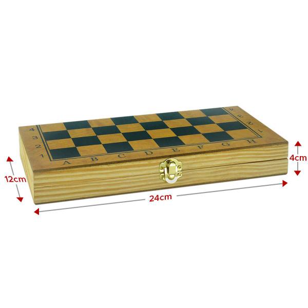Jogo Xadrez Madeira Dobrável Tabuleiro Profissional Unyhome Imagem de Jogo Xadrez Madeira Dobrável Tabuleiro Profissional Unyhome