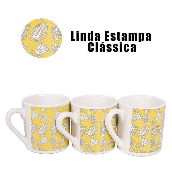 Jogo xícara chá café expresso conjunti 6 xícaras com bandeja - FRATELLI Imagem de Jogo xícara chá café expresso conjunti 6 xícaras com bandeja - FRATELLI