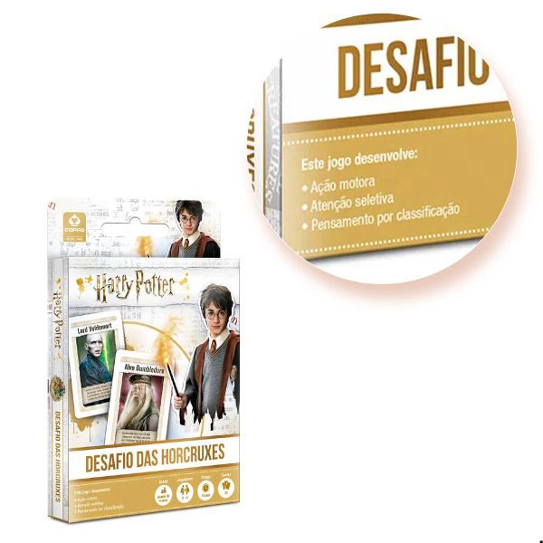 Jogos Brinquedos Carton Harry Potter Desafio Das Horcruxes Copag - 99442 Imagem de Jogos Brinquedos Carton Harry Potter Desafio Das Horcruxes Copag - 99442