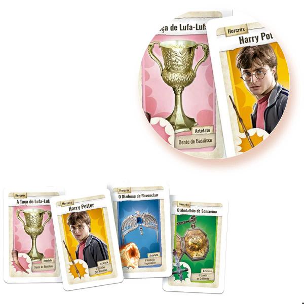 Jogos Brinquedos Carton Harry Potter Desafio Das Horcruxes Copag - 99442 Imagem de Jogos Brinquedos Carton Harry Potter Desafio Das Horcruxes Copag - 99442