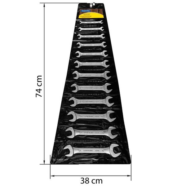 Imagem de Jogos de chave fixa 6 a 32 mm em aço especial com 12 peças - Tramontina