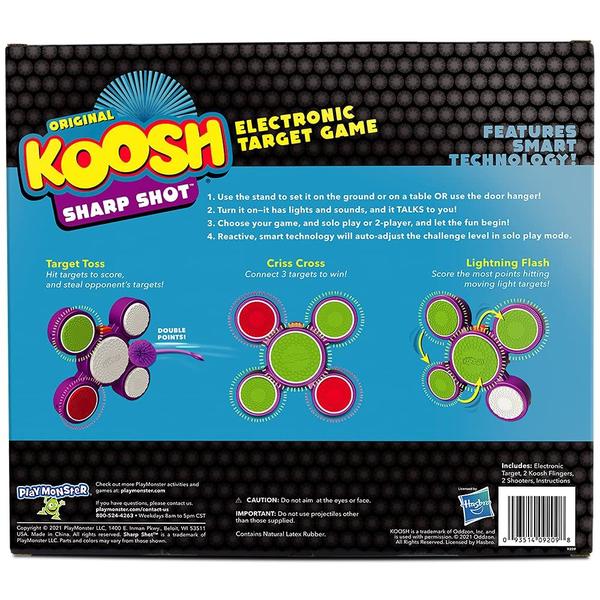 Imagem de Jogos interativos Target Koosh Sharp Shot 3 com mais de 6 anos