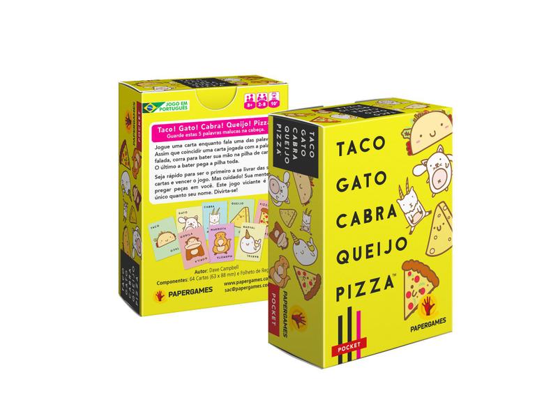 Imagem de Jogos Pocket Taco Gato Cabra Queijo Pizza + Quem Foi