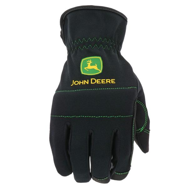 Imagem de John Deere JD86021-XL Palma masculina de material sintético, alta destreza, resistente à abrasão, juntas acolchoadas, preto, GG