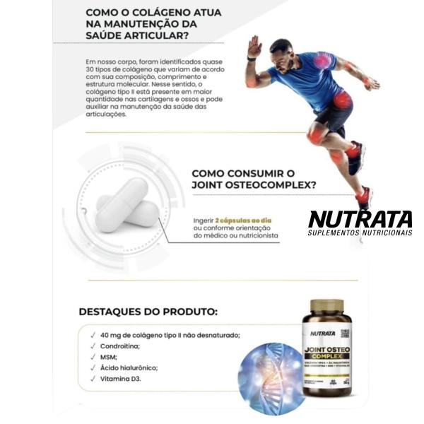 Imagem de Joint osteo complex 60 caps - nutrata