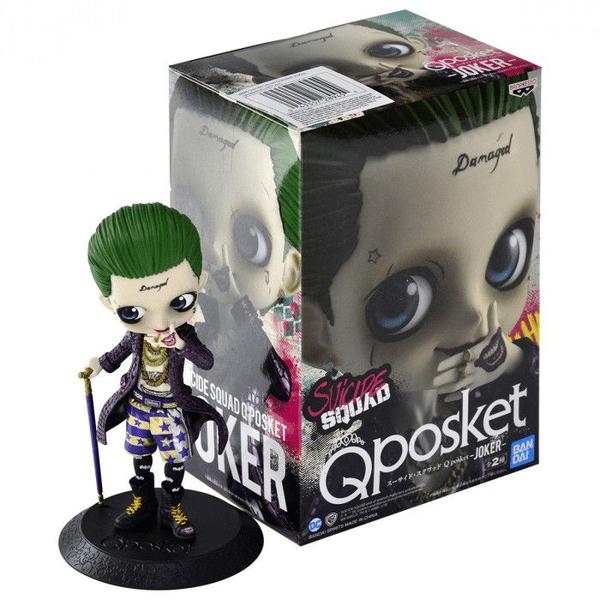 Imagem de Joker / Coringa (Esquadrão Suicida) - Figura Colecionável Q Posket Characters - 14cm