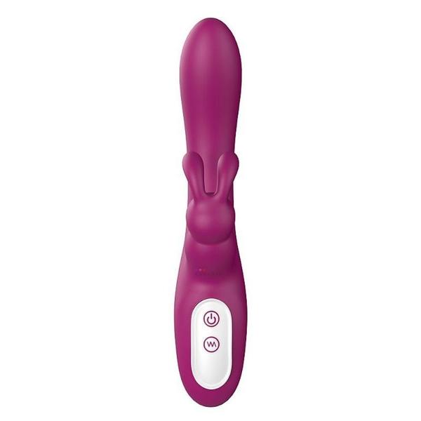 Imagem de Joker S-Hande Vibrador Triplo Rabbit Clitóris Ponto G Estimulo Anal 9 Intensidades 21cm x 11cm Recarregável em Silicone