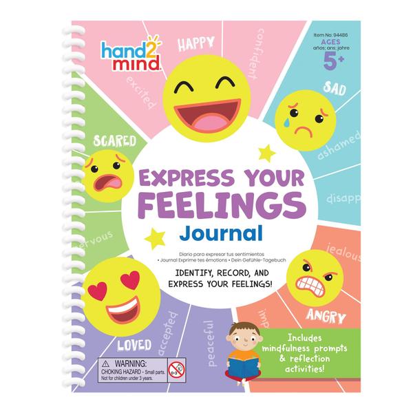 Imagem de Journal hand2mind Expresse seus sentimentos por crianças com roda