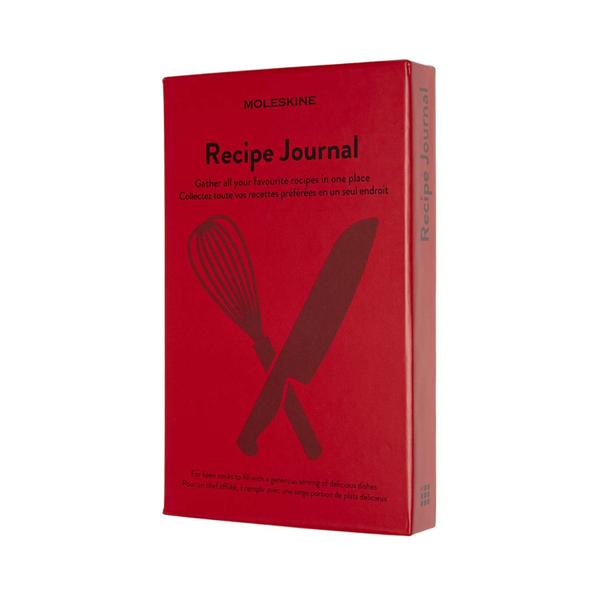 Imagem de Journal Moleskine Passion Recipe, capa dura, grande, vermelho escarlate