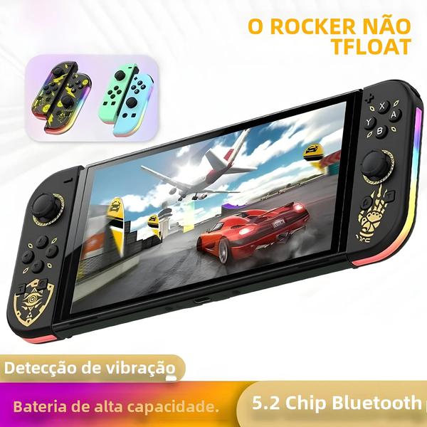 Imagem de Joypad Nintendo Switch OLED Lite com Vibração Dupla - Compatível com PC (Yuzu)