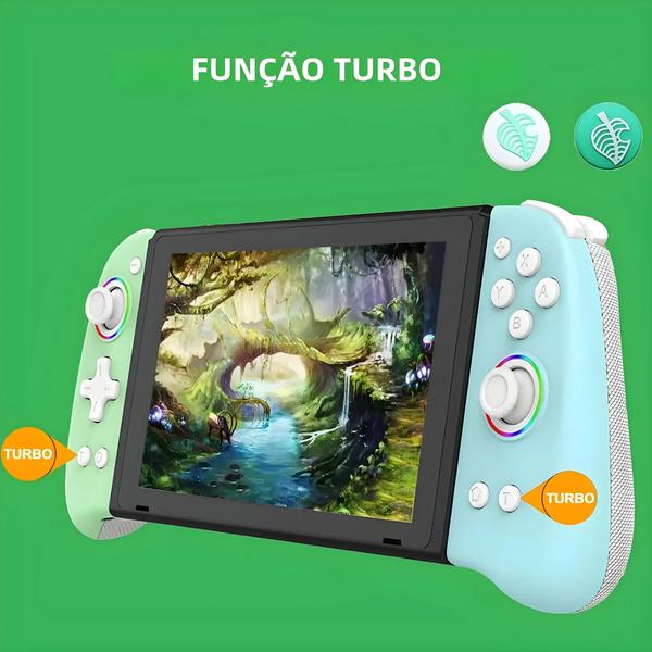 Imagem de Joypad Sem Fio para Nintendo Switch - OLED, Lite e Wakeup Automático